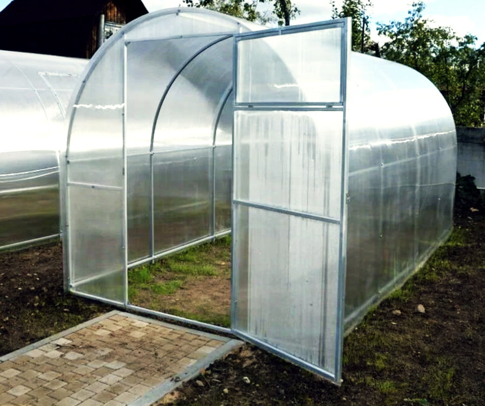 Greenhouse COMPACT, 1.65x4 m (5.4x13.1 ft), 6 mm Polycarbonate