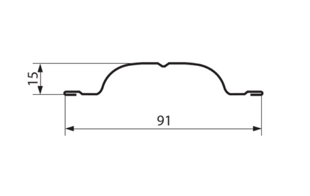 BUY Profiled metal fence ASTRA, Length per order | GREEN FINGER IRELAND | For Sale