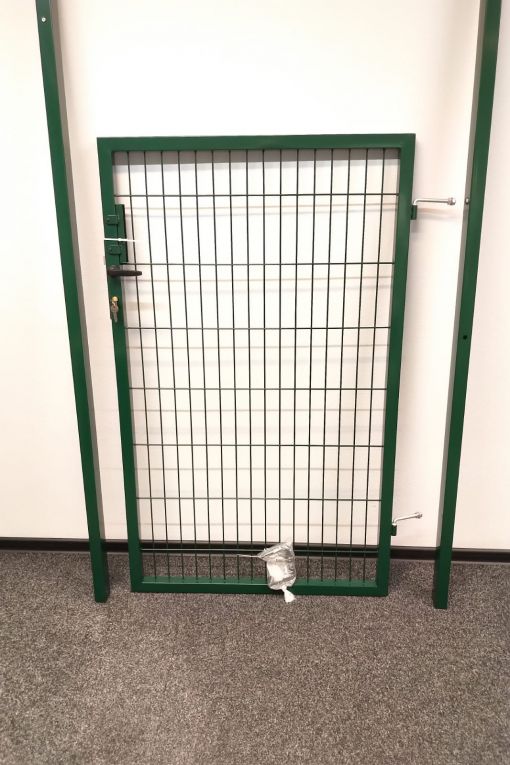 BUY Single Entry Fence Gates, 1030x890 mm, ZN+RAL6005 | GREEN FINGER IRELAND | For Sale