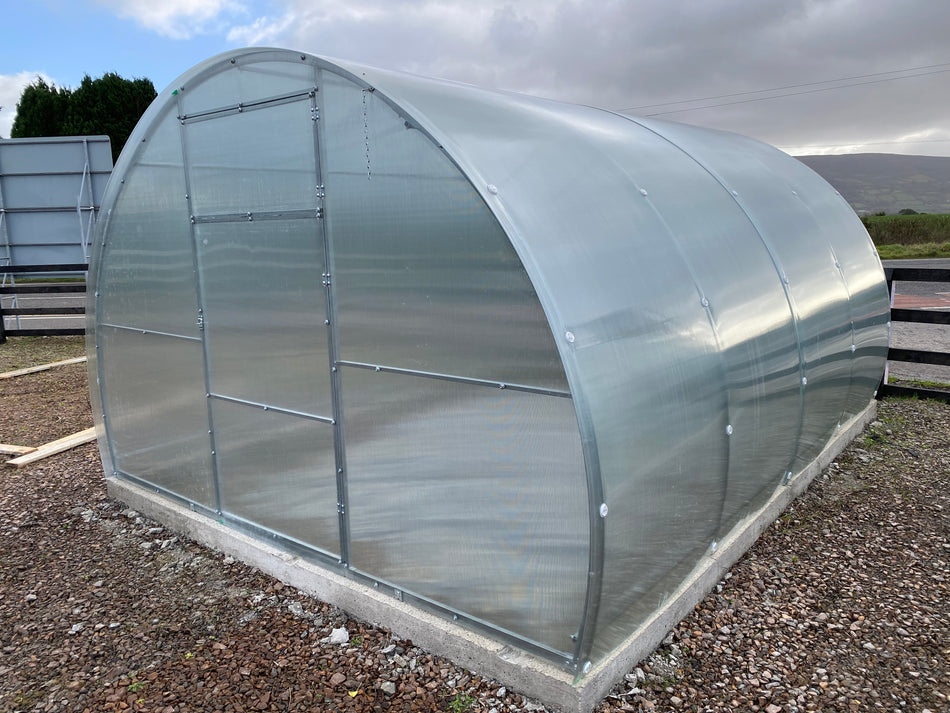 BUY Greenhouse SIMPLE 3x6m (9.8x19.7 ft) 4mm Polycarbonate | GREEN FINGER IRELAND | For Sale