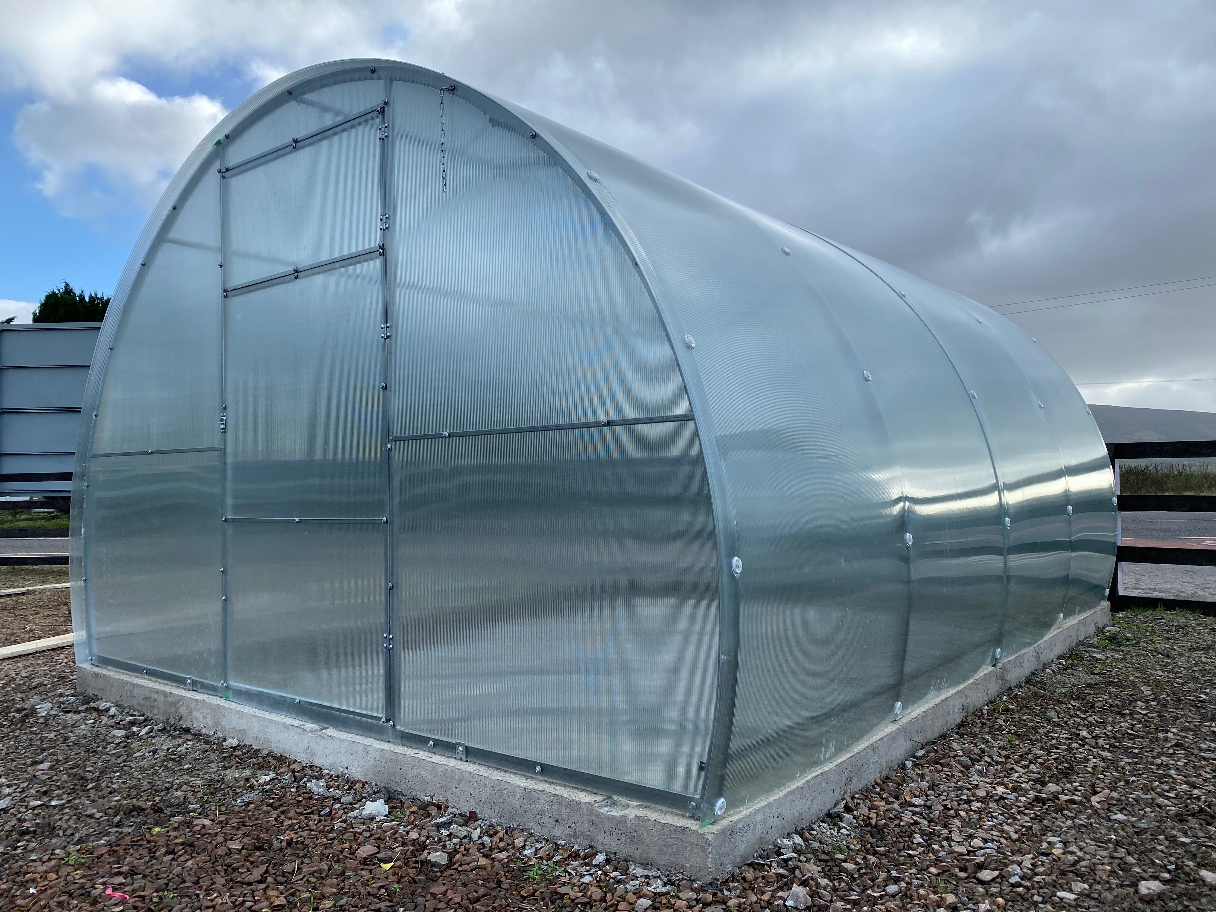 BUY Greenhouse SIMPLE 3x6m (9.8x19.7 ft) 6mm Polycarbonate | GREEN FINGER IRELAND | For Sale