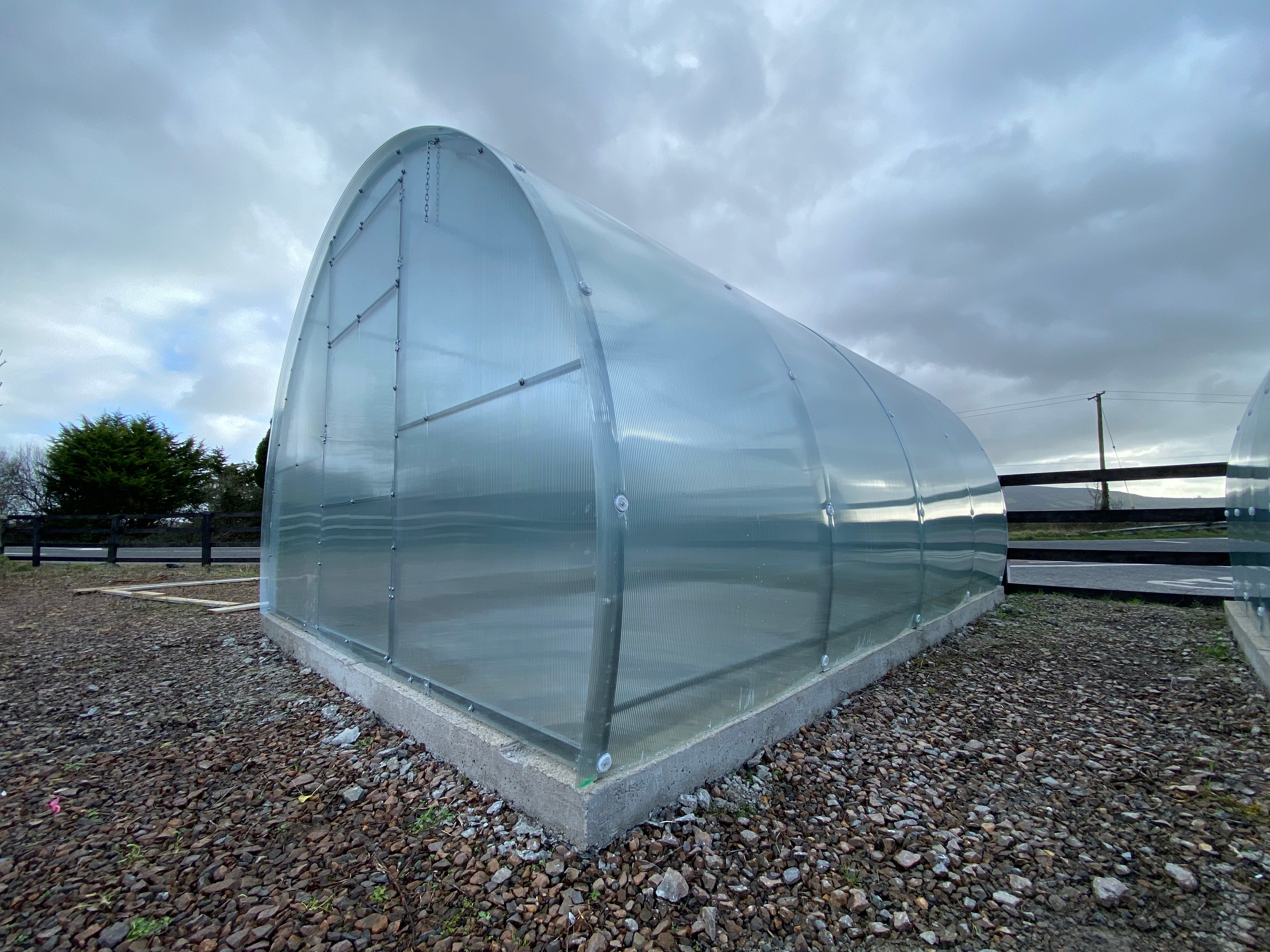 BUY Greenhouse SIMPLE 3x10 m (9.8x32.8 ft) 4 mm Polycarbonate | GREEN FINGER IRELAND | For Sale