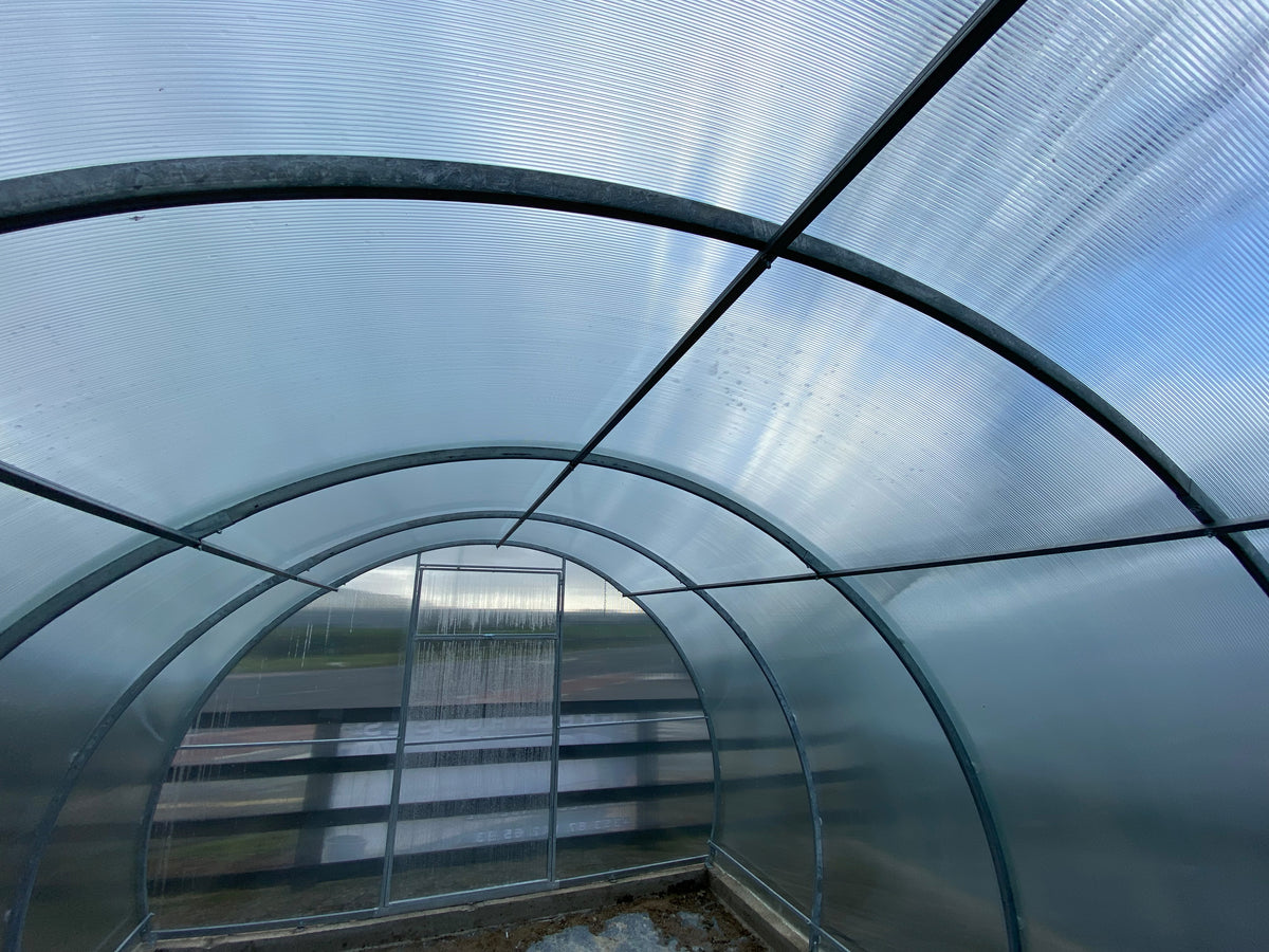 BUY Greenhouse SIMPLE 3x6m (9.8x19.7 ft) 6mm Polycarbonate | GREEN FINGER IRELAND | For Sale