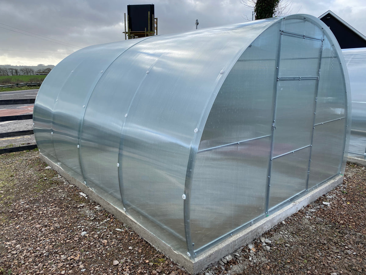 BUY Greenhouse SIMPLE 3x6m (9.8x19.7 ft) 4mm Polycarbonate | GREEN FINGER IRELAND | For Sale