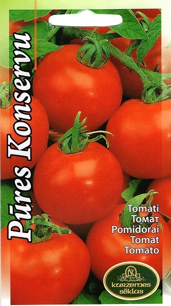 BUY Tomatoes PŪRES KONSERVU. Tomato seeds 0.1g (Lycopersicon esculentum) | GREEN FINGER IRELAND | For Sale