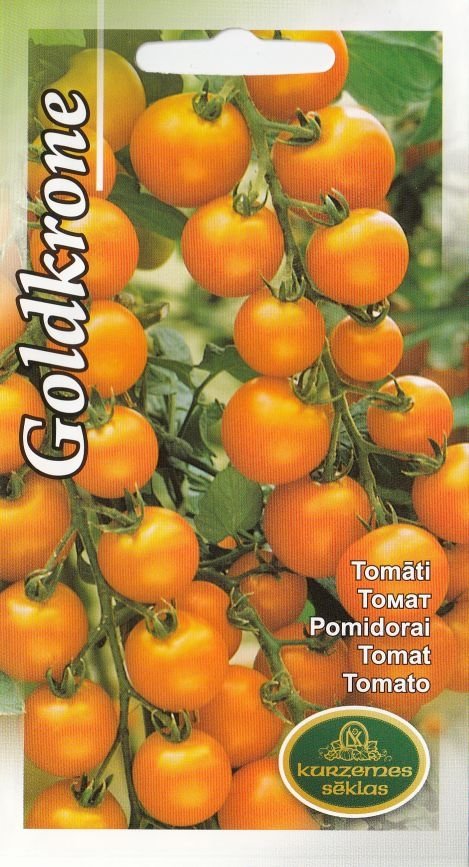 BUY Tomatoes cherry tomatoes GOLDKRONE. Tomato seeds 0.2g (Lycopersicon esculentum) | GREEN FINGER IRELAND | For Sale