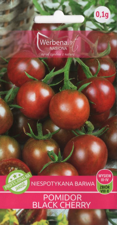 BUY Tomatoes BLACK CHERRY. Tomato seeds 0.1g (Solanum lycopersicum) | GREEN FINGER IRELAND | For Sale